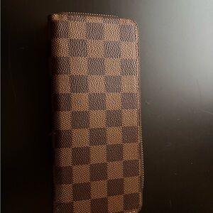 Louis Vuitton Brown Checkered Wallet